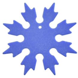 Max Knives MKSH1G10B — 8-point blue G10 throwing star, 52 mm