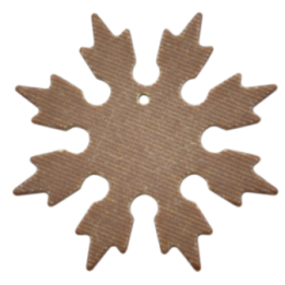 Max Knives MKSH1G10M — Shuriken 8 branches en G10 marron, 52 mm