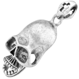 Max Knives MKSKULL3 — 20 small drilled skull beads with jaws