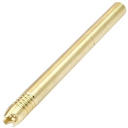 Max Knives MKSL — Solid brass tactical pen, 133 mm, paracord