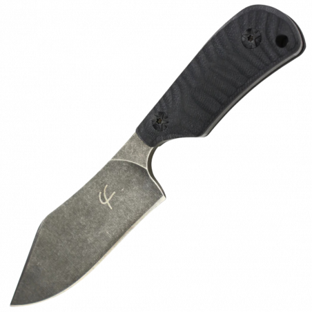 Petit Bowie G10 - Lame Acier 440C - Finition Stone Wash