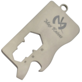 Max Knives MKTICAR — Titanium multi-tool card, 62 mm, hex keys