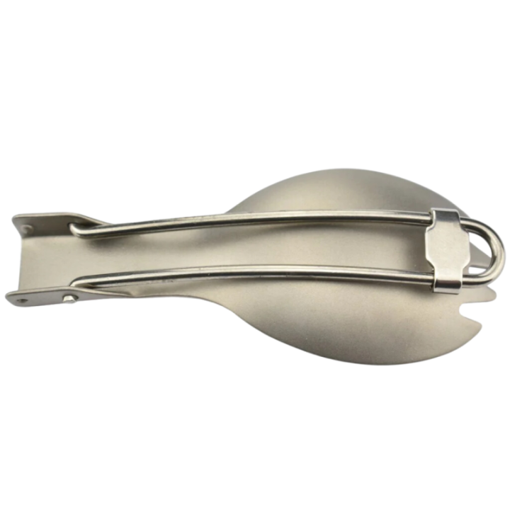 Max Knives MKTICUI — Folding titanium spoon-fork, 153 mm, 18 g — view 2