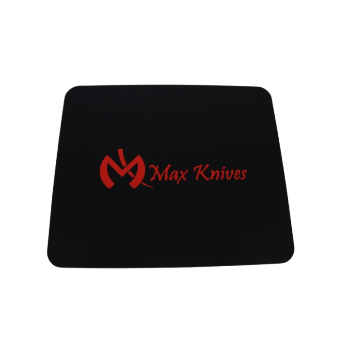 Max Knives MKTP2530 — Black and red fabric mouse pad, 25 x 30 cm