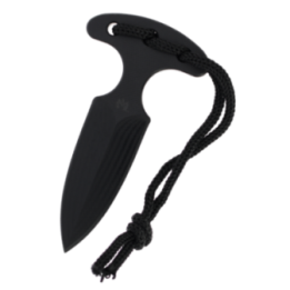 Max Knives FP1802 G10 — Push-dagger G10 noir, dessin Fred Perrin