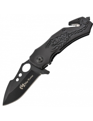 Couteau Pliant MK105 - Lame Acier 440C, Manche Aluminium Anodisé Noir