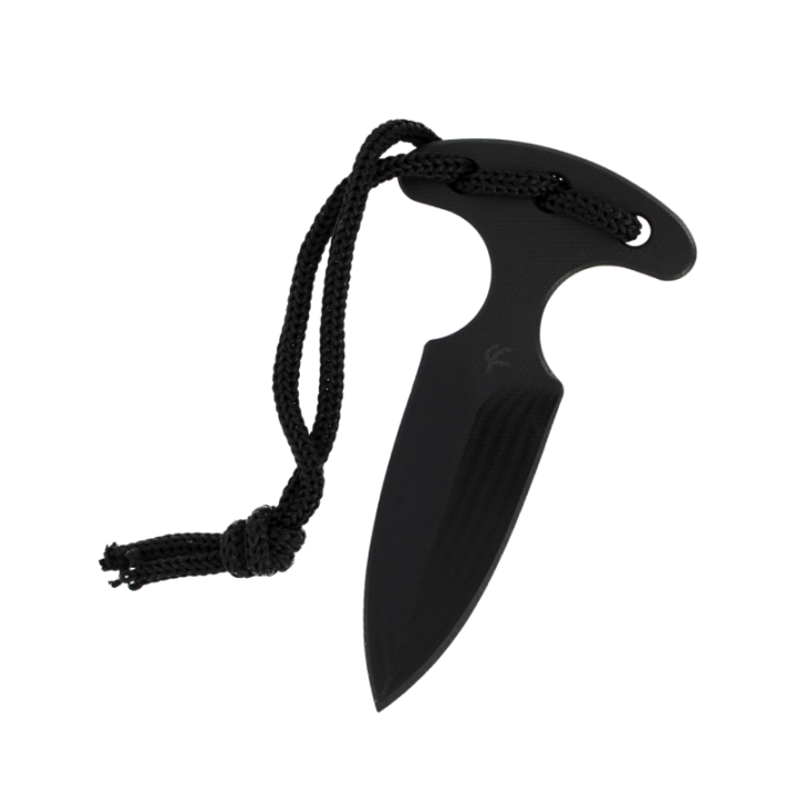 Max Knives FP1802 G10 — Push-dagger G10 noir, dessin Fred Perrin — vue 2