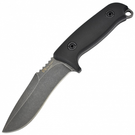 MK513 - Couteau avec lame acier 440C Stone Washed Black