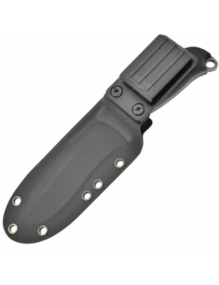 MK513 - Couteau avec lame acier 440C Stone Washed Black