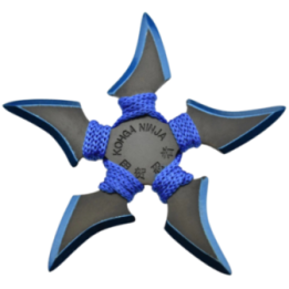 Max Knives NS135 — 5-point throwing star, 420 steel, blue titanium