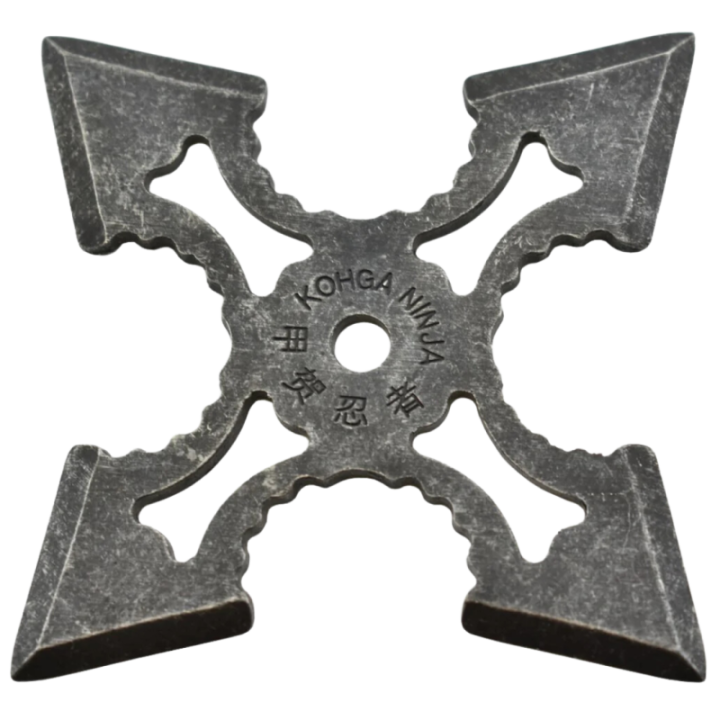Max Knives NS137 — 4-point black shuriken, 420 steel, 101 mm