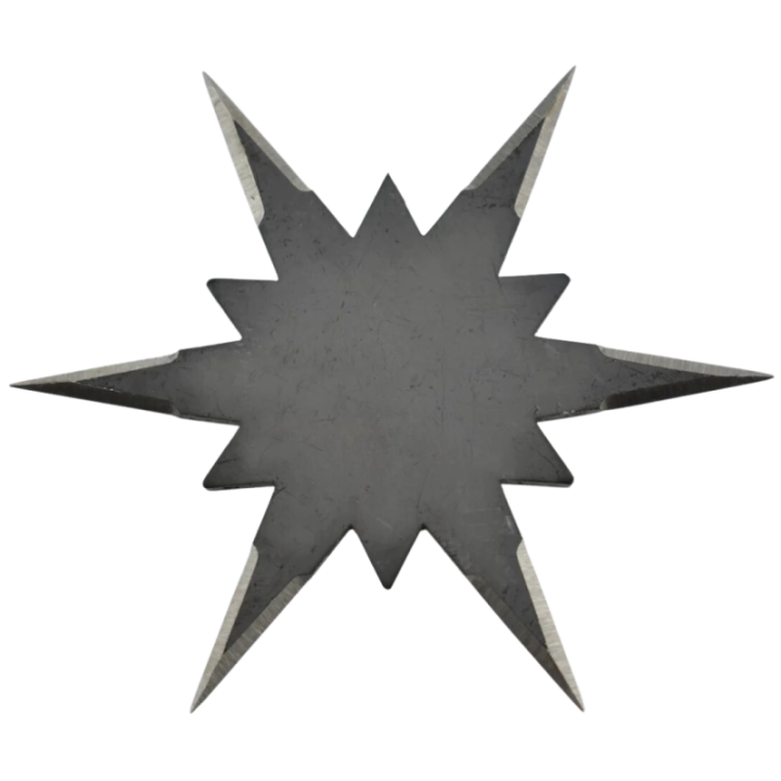 Max Knives NS142 — 6-point black star, 76 mm, 420 steel, 20 g