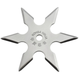 Max Knives NS149 — Étoile de lancer 6 branches, 100 mm, 44 g