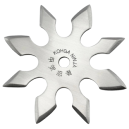Max Knives NS151 — Étoile de lancer 8 branches, 97 mm, acier 420