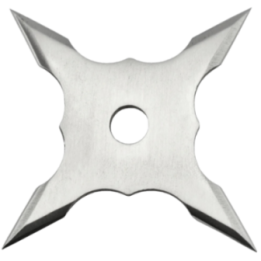 Max Knives NS153 — 4-point shuriken 82 x 82 mm, 25 g, 420 steel