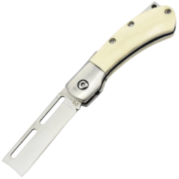 Max Knives P14B — Traditional 440C folding knife with bone handle