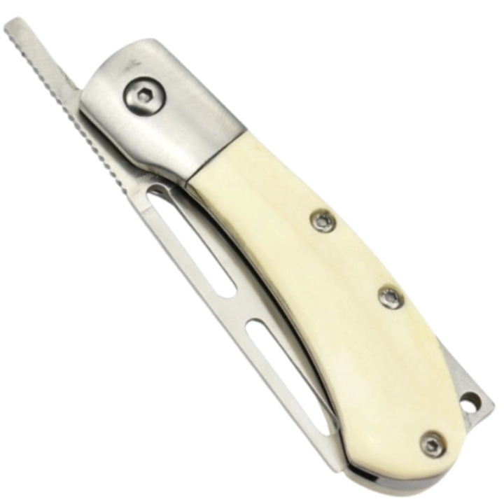Max Knives P14B — Traditional 440C folding knife with bone handle — view 2