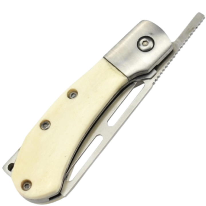 Max Knives P14B — Traditional 440C folding knife with bone handle — view 3