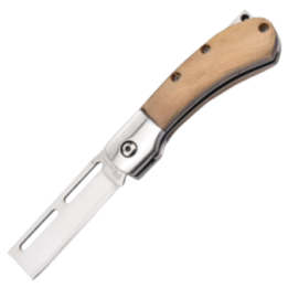 Max Knives P14OL — Folding pocket knife, 440C blade, olive wood handle