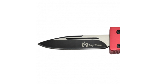 MAXKNIVES - MKO30R - Petit couteau OTF automatique aluminium anodisé