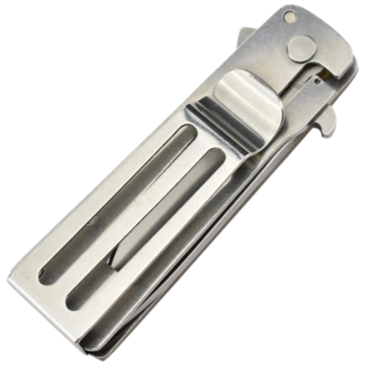 Max Knives P15BE — Pliant 440C, manche en corne de bélier, 62 g — vue 4