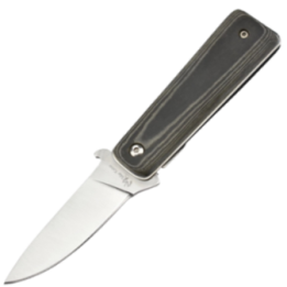 Max Knives P15BM — 440C folder with black micarta handle, 63 g