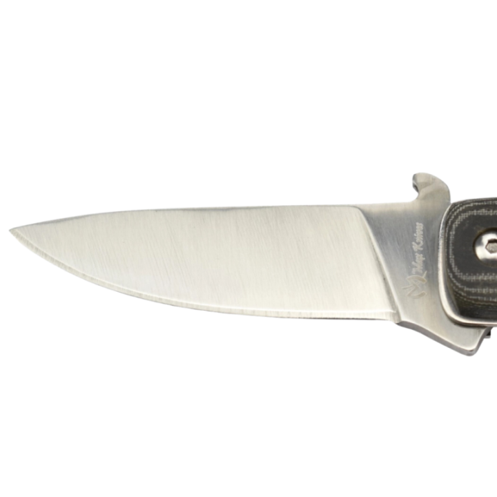 Max Knives P15BM — Pliant 440C assisté, manche micarta noir, 63 g — vue 2