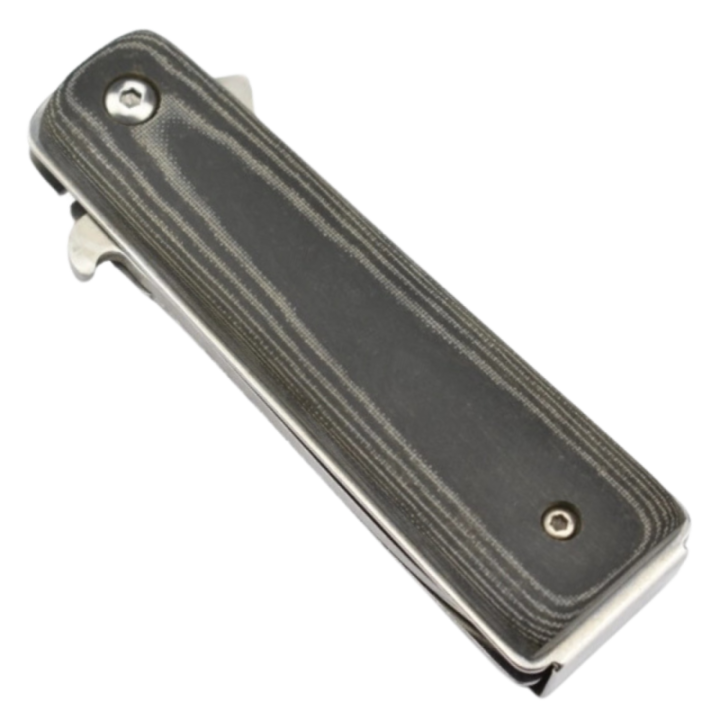 Max Knives P15BM — Pliant 440C assisté, manche micarta noir, 63 g — vue 3