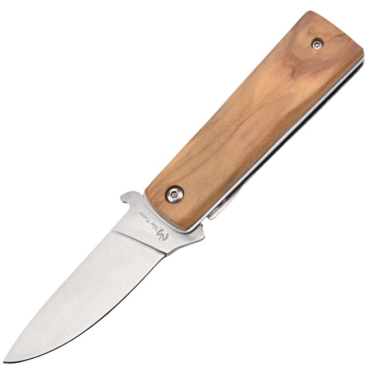 Max Knives P15OL — 440C folding knife with olive wood handle