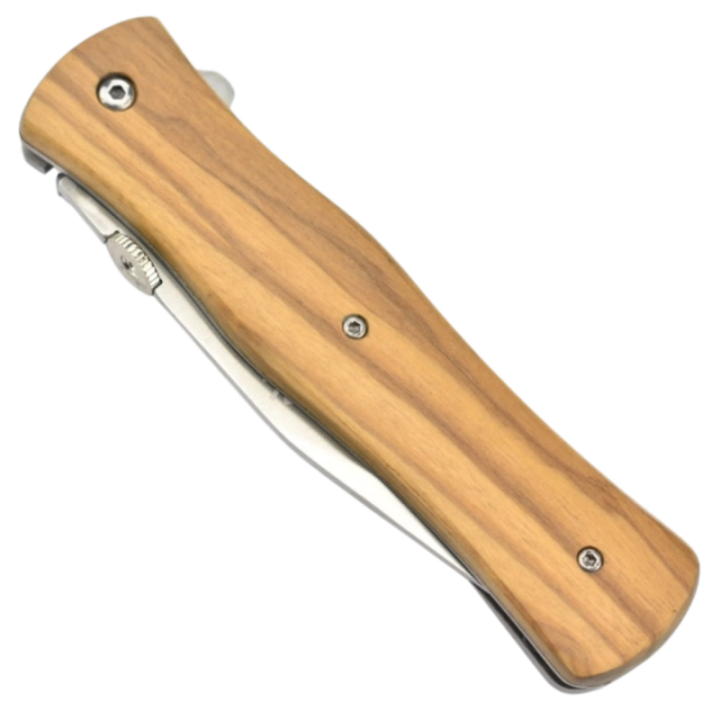 Max Knives P16OL — Large 440C folder, olive handle, 82 mm blade — view 3