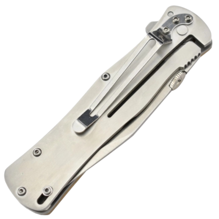 Max Knives P16OL — Large 440C folder, olive handle, 82 mm blade — view 4