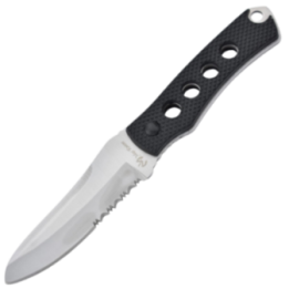 Max Knives P280T — Couteau de cou 440C drop point, étui ABS inclus