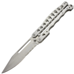 Max Knives P29 — XXL Butterfly Knife, 280 mm, 130 mm 440C Blade