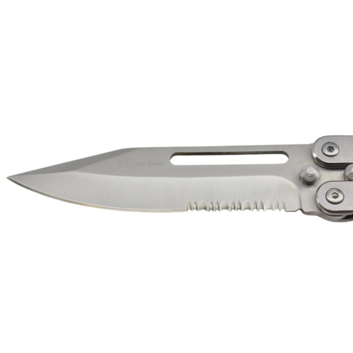 Max Knives P29 — Couteau papillon taille XXL 280 mm, lame 440C de 130 mm — vue 3