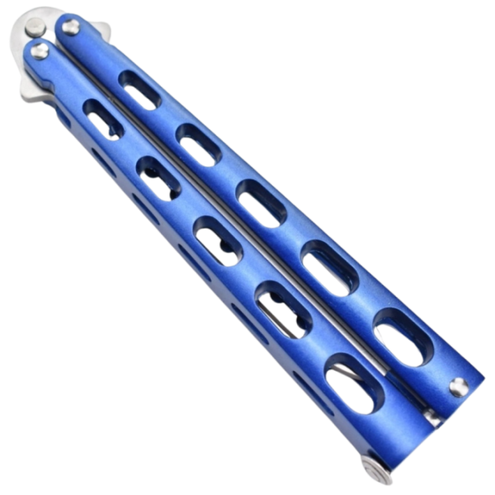 Max Knives P33B — Butterfly Trainer Knife, Unsharpened Blade, Aluminium Handles — view 2