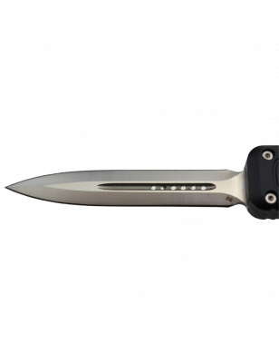 Couteau de Poche D2, Manche en Aluminium Noir