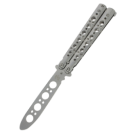 Max Knives P53ES — Trainer balisong, 96 mm practice blade, stainless