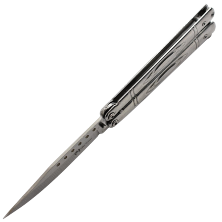 Max Knives P55S — Couteau papillon 3Cr13 silver, lame de 98 mm — vue 4