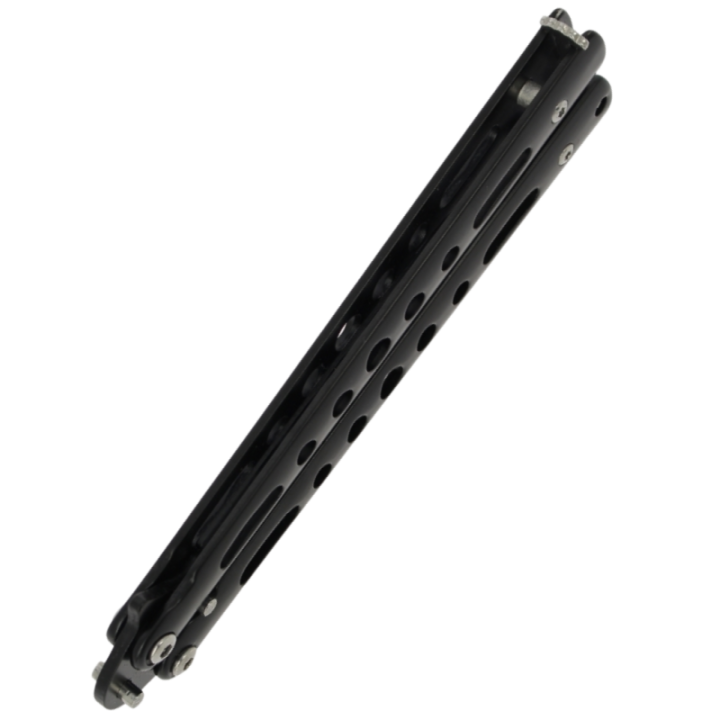 Max Knives P57EB — Black butterfly knife, 93 mm dagger blade, stainless — view 4