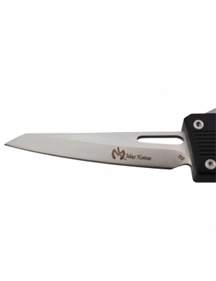 Couteau Pliant Wharncliffe en Acier D2, Lame de 70mm, Manche Aluminium