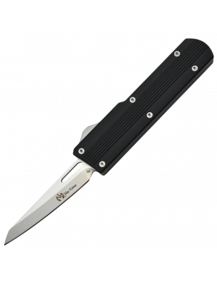 Couteau Pliant Wharncliffe en Acier D2, Lame de 70mm, Manche Aluminium