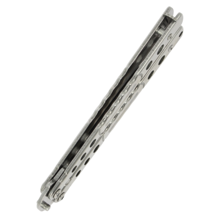 Max Knives P58S — Papillon clip point 97 mm silver, 125 mm fermé — vue 3