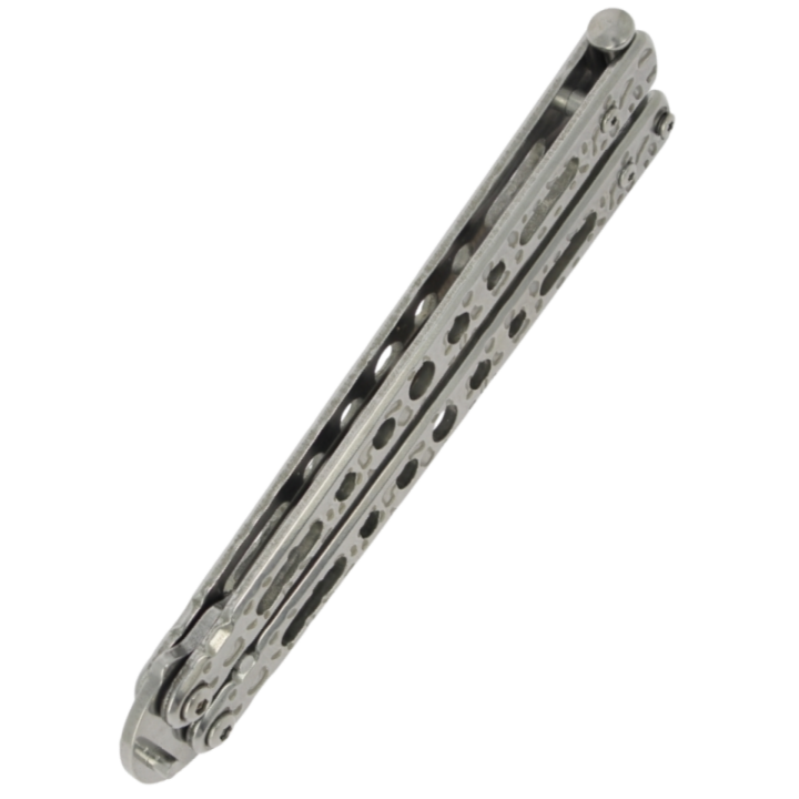Max Knives P60S — Couteau papillon clip point 93 mm, manches ajourés — vue 2