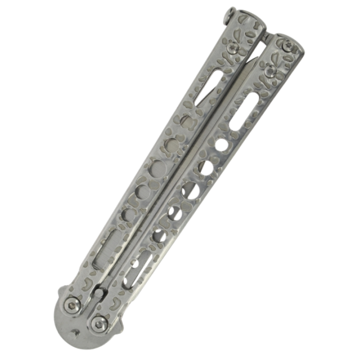 Max Knives P60S — Couteau papillon clip point 93 mm, manches ajourés — vue 3