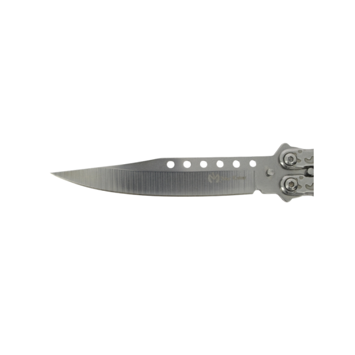 Max Knives P60S — Clip point butterfly knife 93 mm, skeletonised handles — view 5