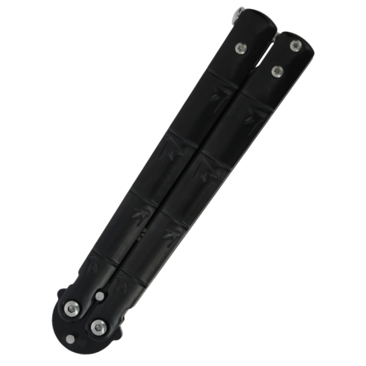 Max Knives P61B — Papillon noir à manches pleins, spear point 96 mm — vue 2