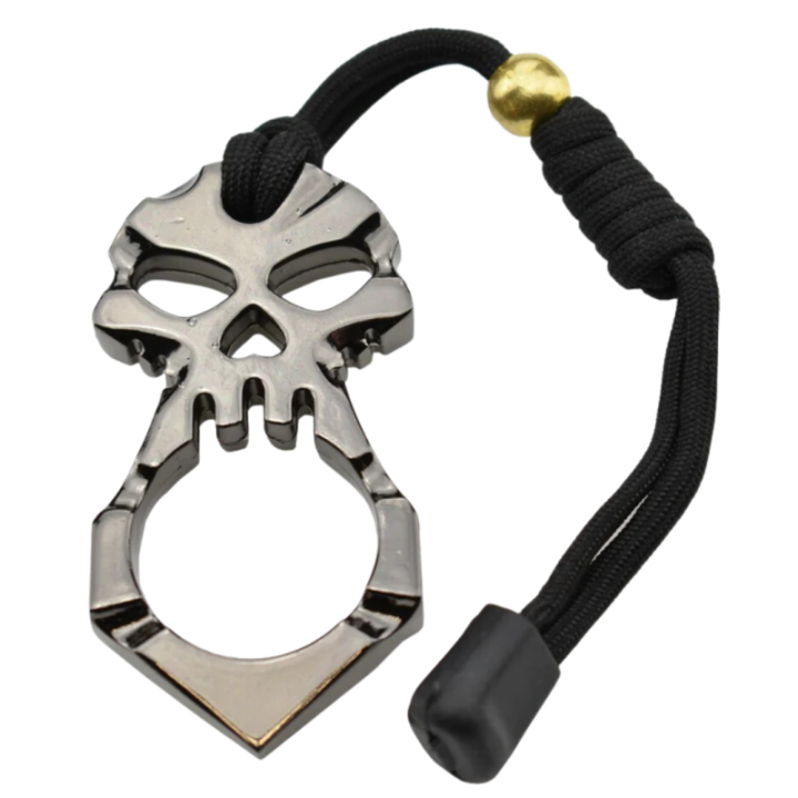 Max Knives PA29 — One-finger zinc impact tool with skull motif — view 3