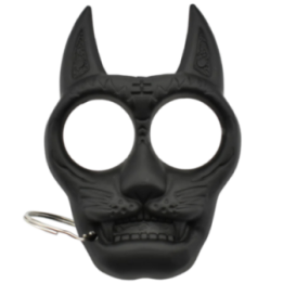 Max Knives PA30 — Two-finger plastic impact tool, cat head motif