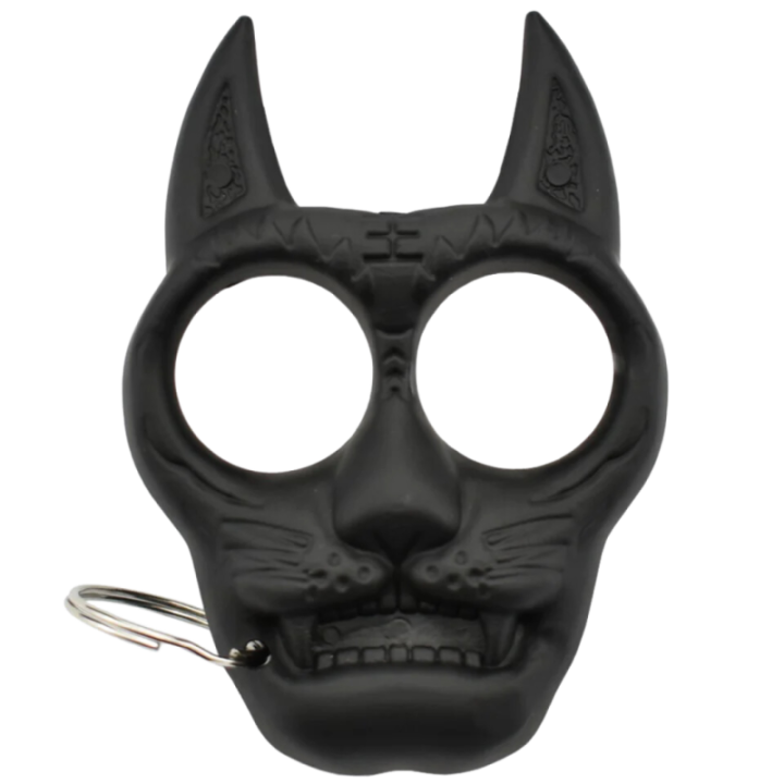 Max Knives PA30 — Two-finger plastic impact tool, cat head motif