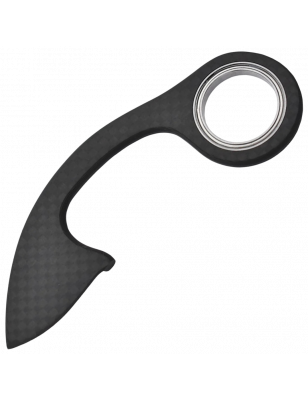 Karambit Full Fibre de Carbone - Roulement à Bille Amovible, Étui Kyde